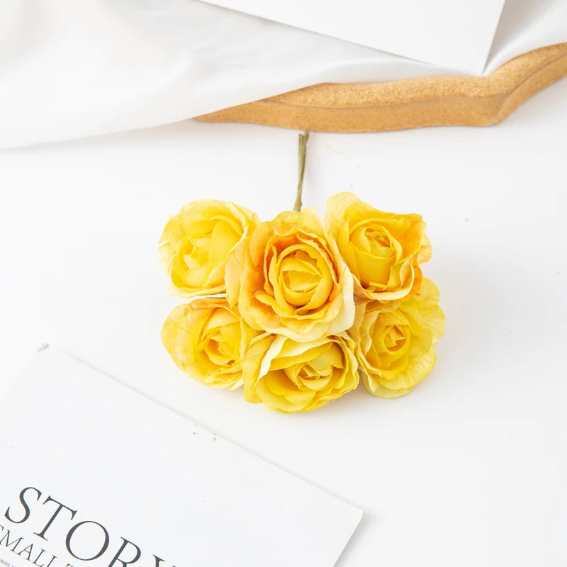 Silk Carnation Artificial Flowers UV Protection – 6 or 18 Pcs Artificial Silk Flowers Axl 2 6pcs