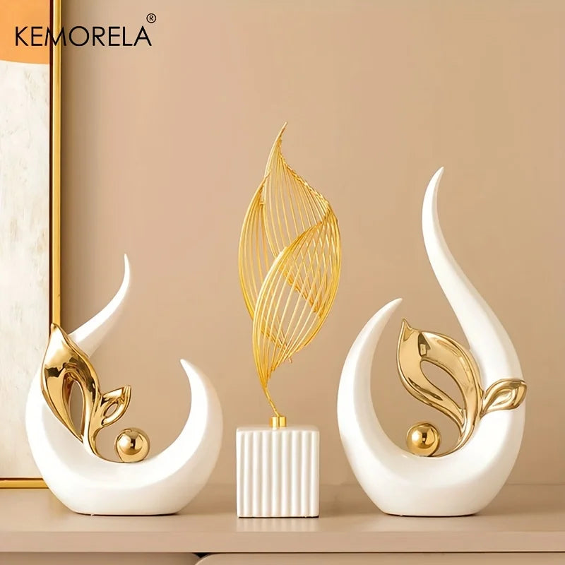 Nordic Ceramic Sculpture – Luxury Home & Office Décor | KEMORELA Ceramic Sculpture Axl