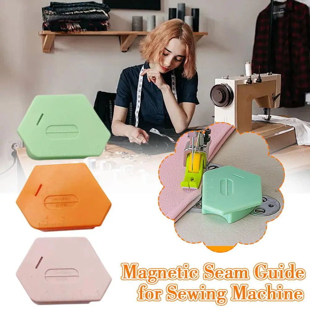 Magnetic Seam Guide for Sewing Machine – Multifunctional Ruler Sewing Machine Guide Axl