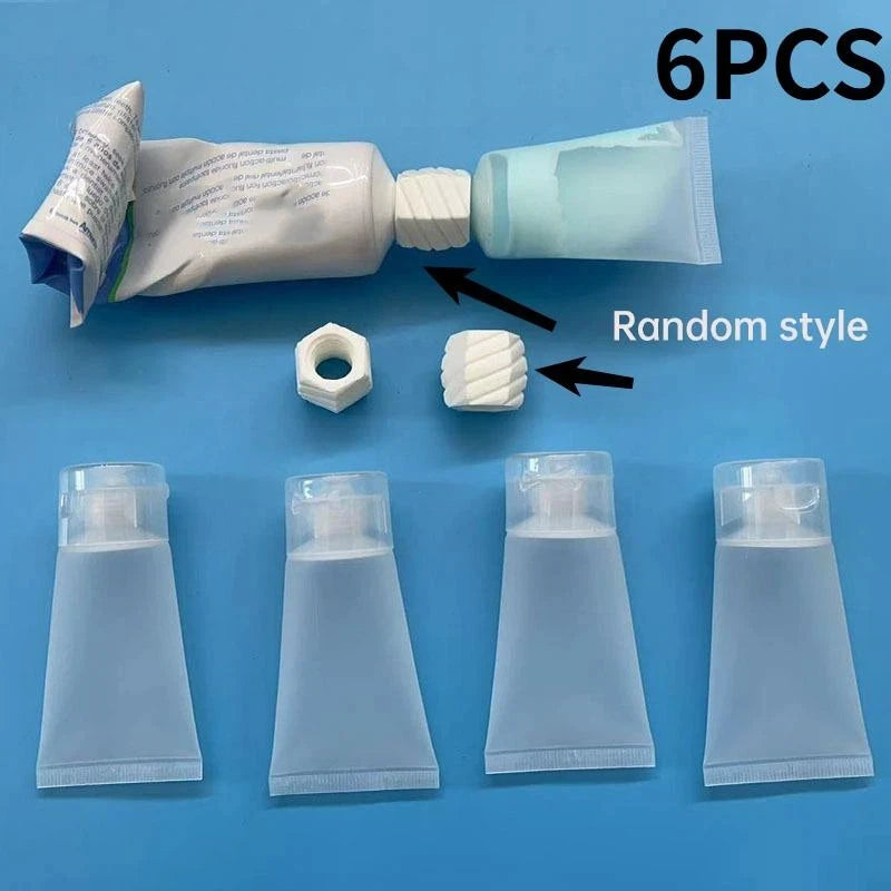 30ml Reusable Empty Squeeze Tube Bottles – Travel Cosmetic Set Travel Cosmetic Tubes Axl 6pcs set