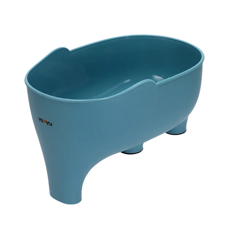 Elephant Drain Basket – Kitchen Fruit & Vegetable Colander Kitchen Colander Axl Blue