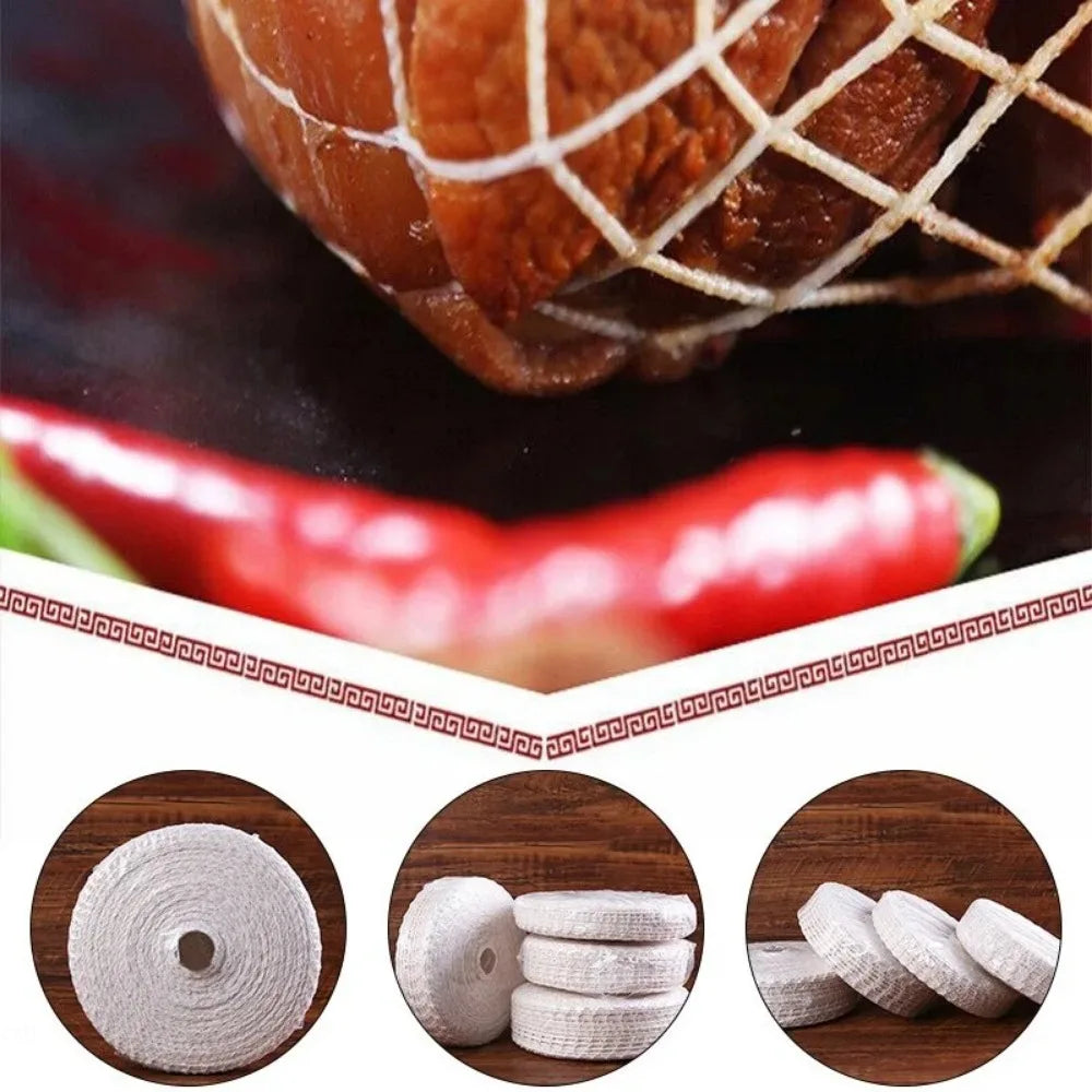 3M Cotton Meat Net – Sausage, Ham & Roast Cooking Net Roll Meat Cooking Net Axl