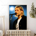 Kurt Cobain Wall Poster – Self-Adhesive Waterproof Art Sticker Wall Art Poster Axl z1 10x15cm No Frame
