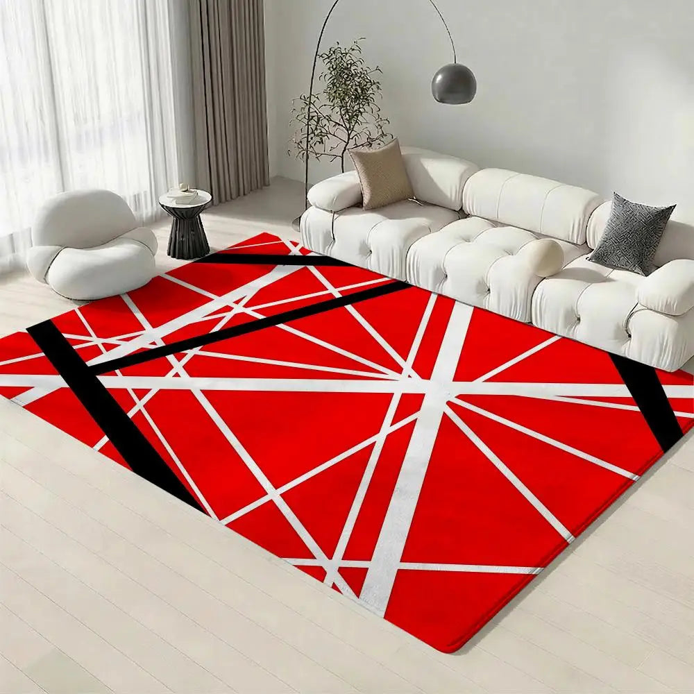 Rock Band Flannel Floor Mat – Non-Slip Soft Plush Indoor Rug Flannel Floor Mat Axl