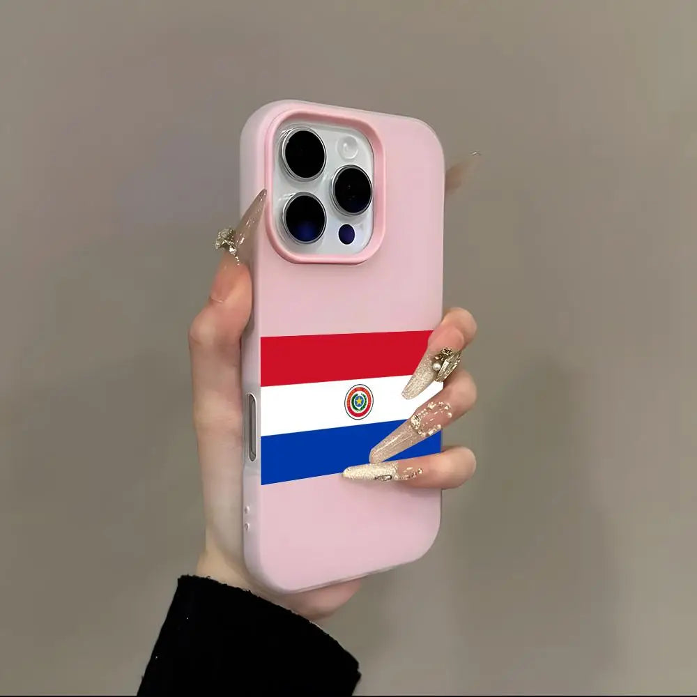 Paraguay Flag iPhone Case 2-in-1 Card Holder | iPhone 13–17 Phone Case Axl