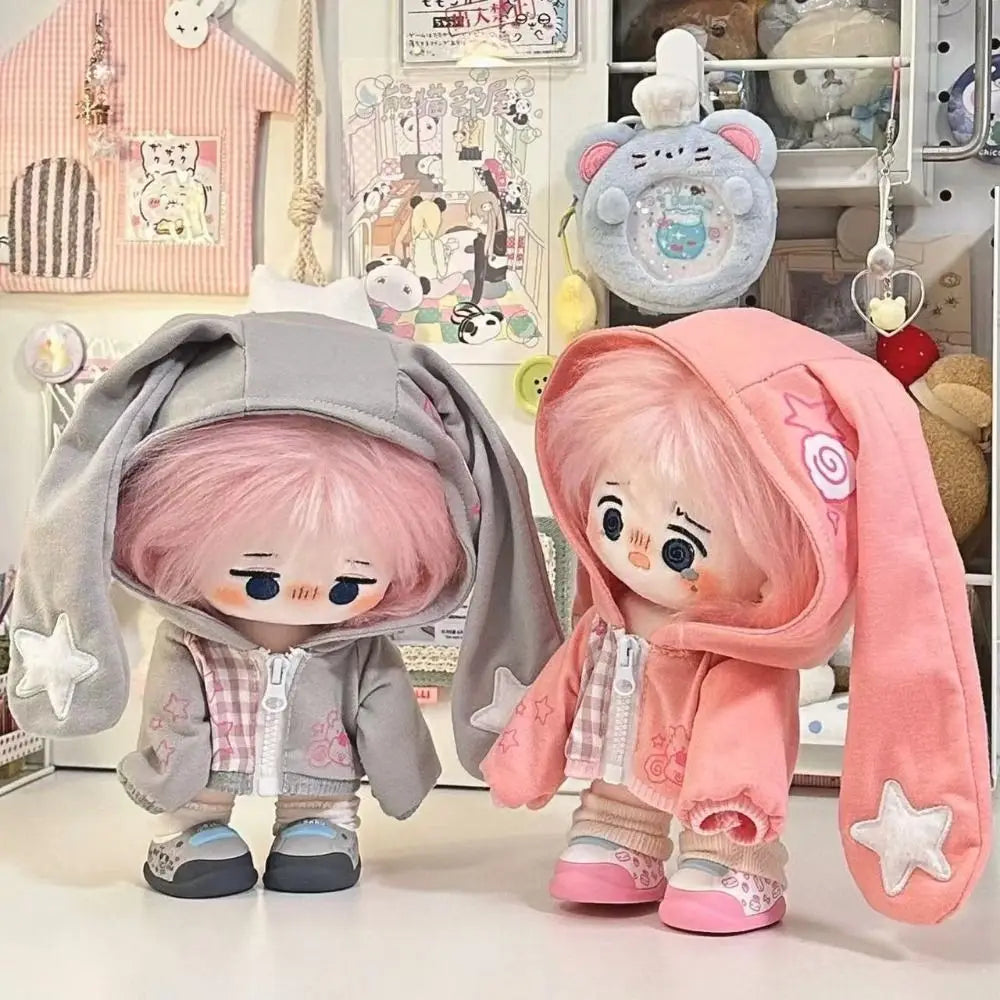 20cm Doll Rabbit Ear Mini Sweatshirt Jacket | Doll Outfit Doll Outfit Axl