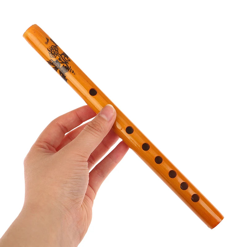 Chinese 6-Hole Bamboo Flute – Vertical Wind Instrument for Beginners Bamboo Flute Axl