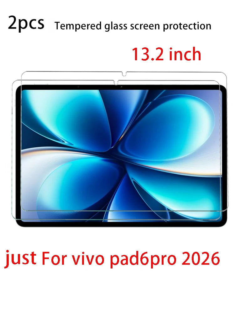 2-Pack Tempered Glass Screen Protector – Vivo Pad 6 Pro 13.2" Tablet Screen Protector Axl