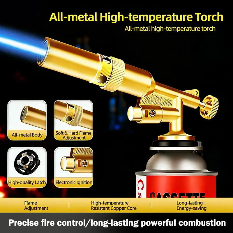 Portable Gas Welding Torch Head – Adjustable Flame Nozzle Gas Welding Torch Axl