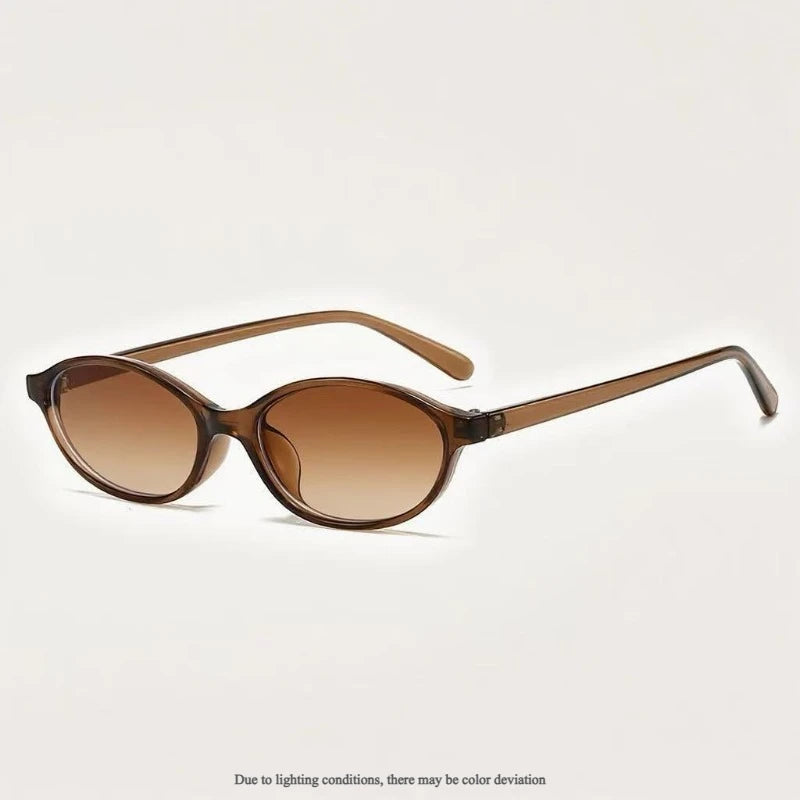 Retro Oval Cat Eye Sunglasses – UV400 Women's Fashion Shades Fashion Sunglasses Axl 11-1PCS