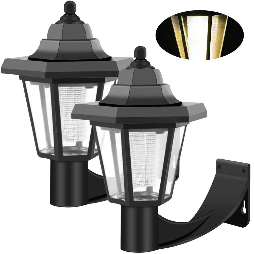 Solar Outdoor Wall Light – Vintage IP66 Weatherproof Garden Lamp Solar Wall Light Axl