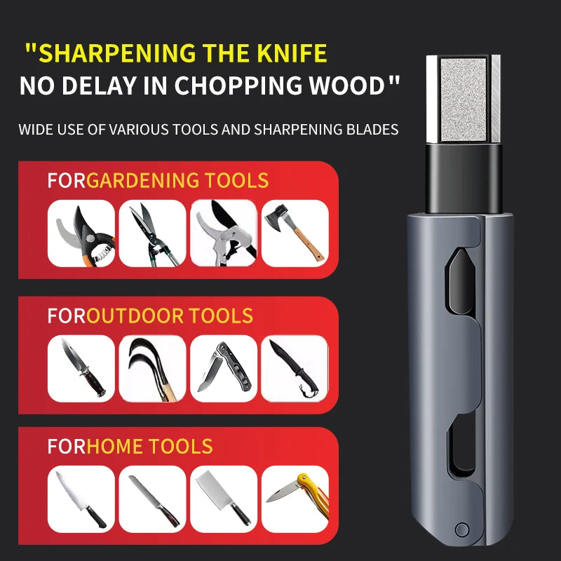 PLYS Folding Knife Sharpener – Ceramic & Alloy Steel Tool Knife Sharpener Axl