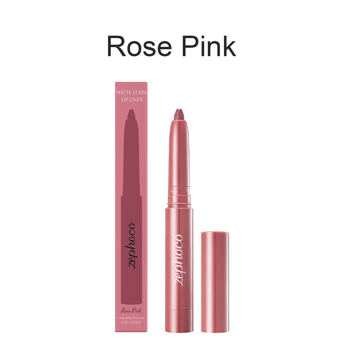 Matte Lip Liner Set – 3 Shades, Long-Lasting Color Lock Matte Lip Liner Axl Rose Pink