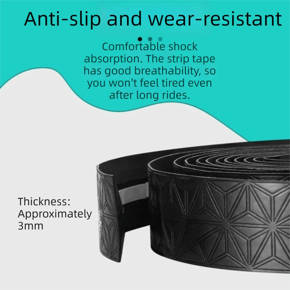 Road Bike Handlebar Tape – EVA Anti-Slip Two-Color Gradient Bike Handlebar Tape Axl