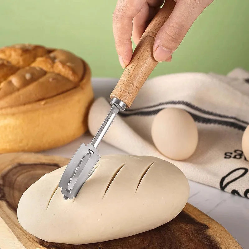 4-Piece Stainless Steel Pastry Baking Tool Set – Dough & Egg Pastry Baking Tool Set Axl