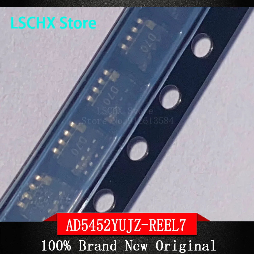 5pcs AD5452YUJZ-REEL7 12-Bit Multiplicative DAC Chip TSOT-23-8 DAC IC Chip Axl