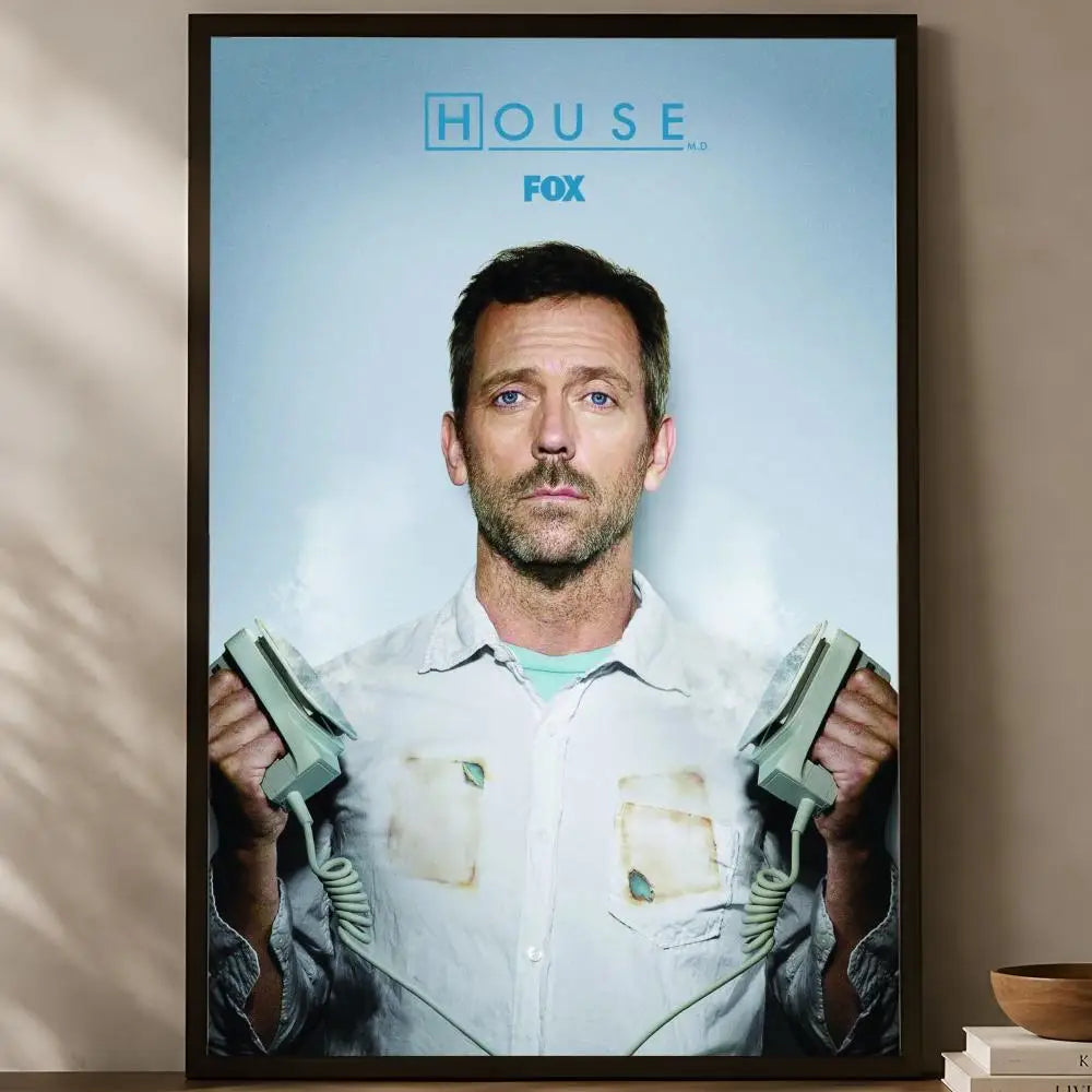 House TV Series Self-Stick HD Wall Poster – Waterproof Decor Wall Art Poster Axl White15 15X20cmNoframe