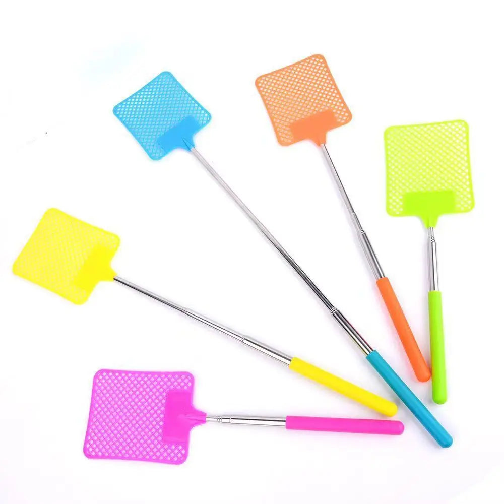 Retractable Fly Swatter – Telescopic Stainless Steel Handle Fly Swatter Axl