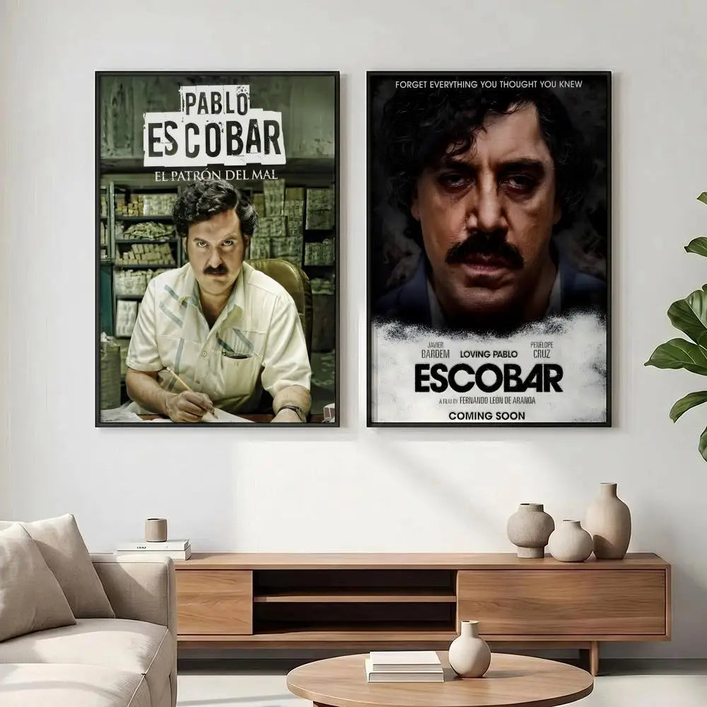 Pablo Escobar HD Art Poster – Waterproof Sticky Wall Decor Wall Art Poster Axl