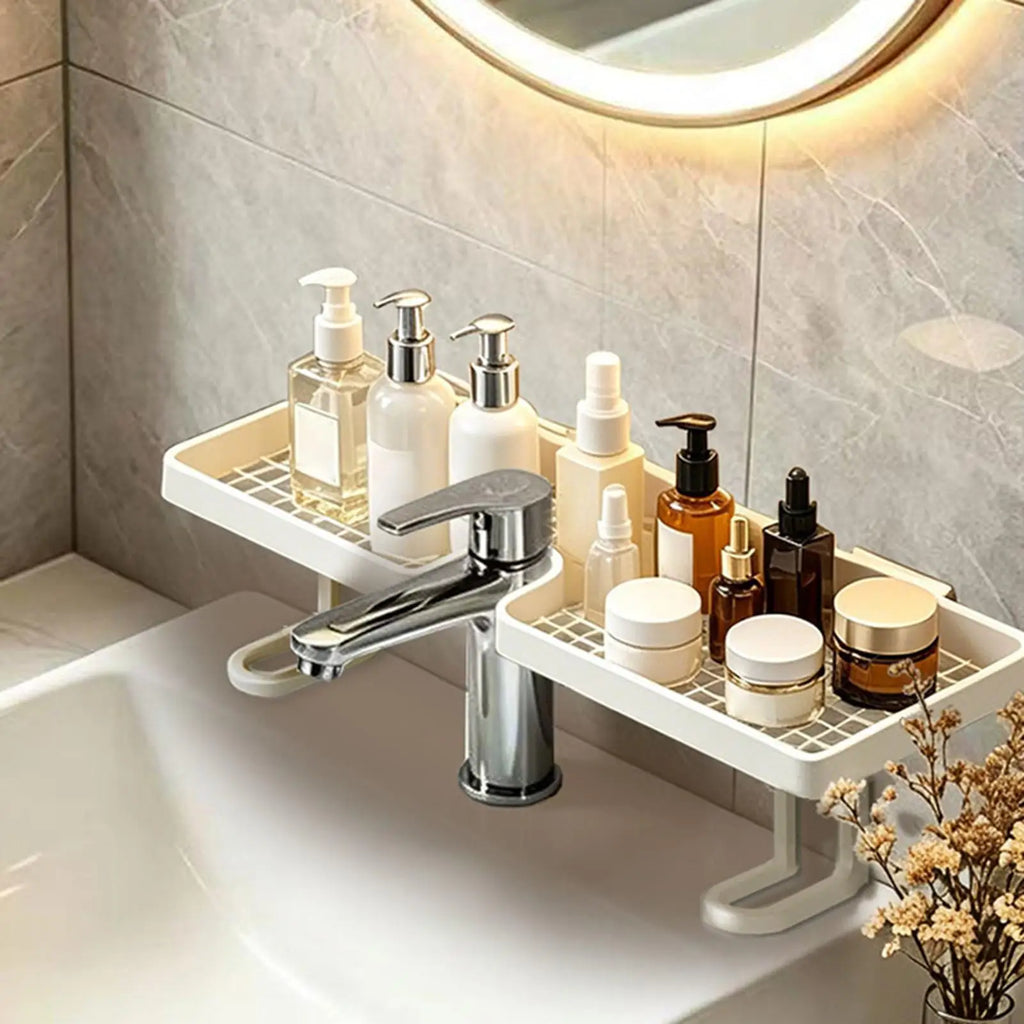 Over-Sink Shelf 50cm U-Shape No-Drill Bathroom Organizer Bathroom Sink Organizer Axl
