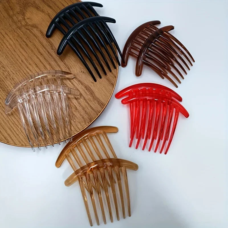 Seven-Tooth Shaped Hair Comb – Durable Handle for All Styles Hair Styling Comb Axl