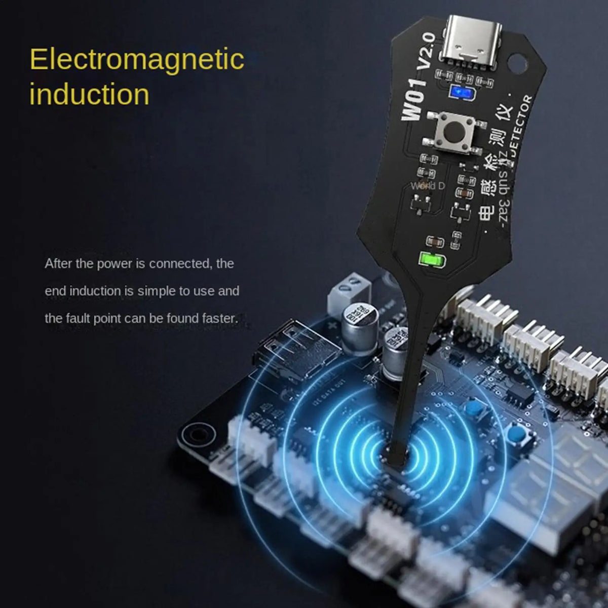 Electromagnetic Induction Tester – Coil & Circuit Detector Inductance Tester Axl