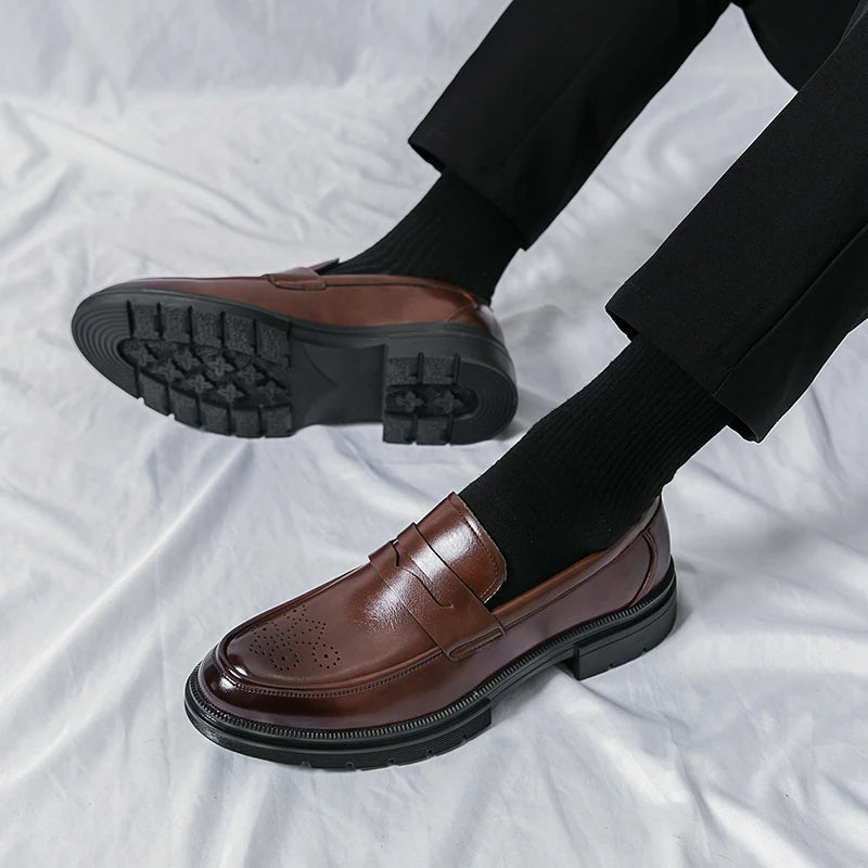 Men's Slip-On Dress Shoes – Business, Wedding & Formal Style Men's Dress Shoes Axl