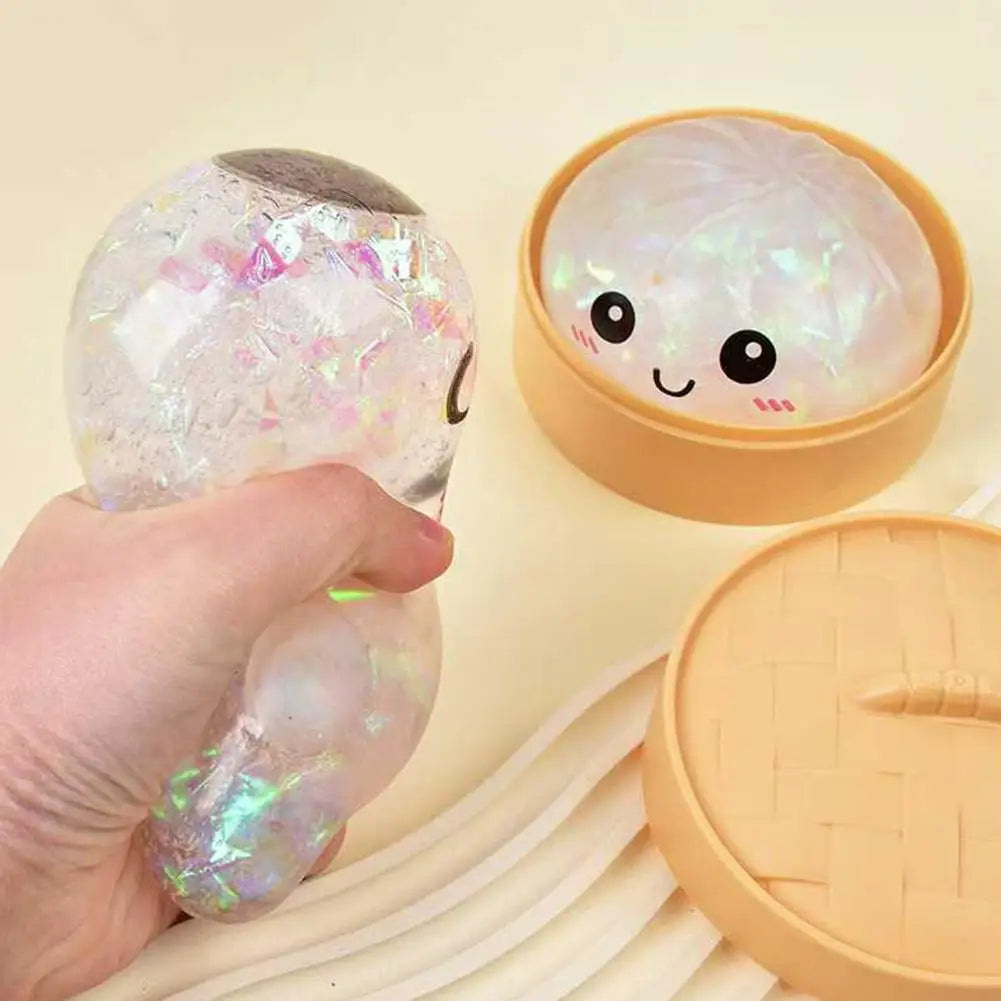Crystal Dumpling Squishy Squeeze Toy – Silicone Sensory Ball Squishy Squeeze Toy Axl