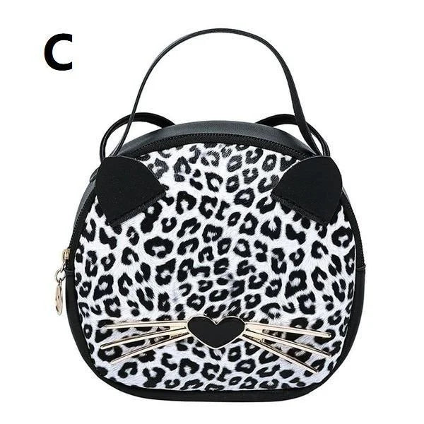 Women's Cartoon Leopard Tote Bag – Cute Animal Shoulder Purse Tote Shoulder Bag Axl C