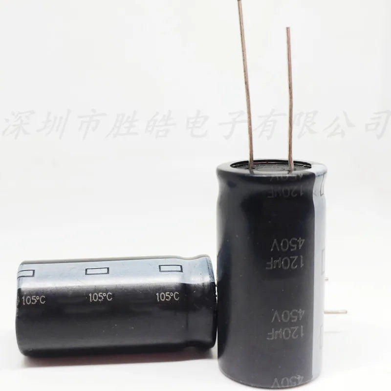 5-Pack 450V 120µF Aluminum Electrolytic Capacitors | NioCen Electrolytic Capacitor Axl Default Title