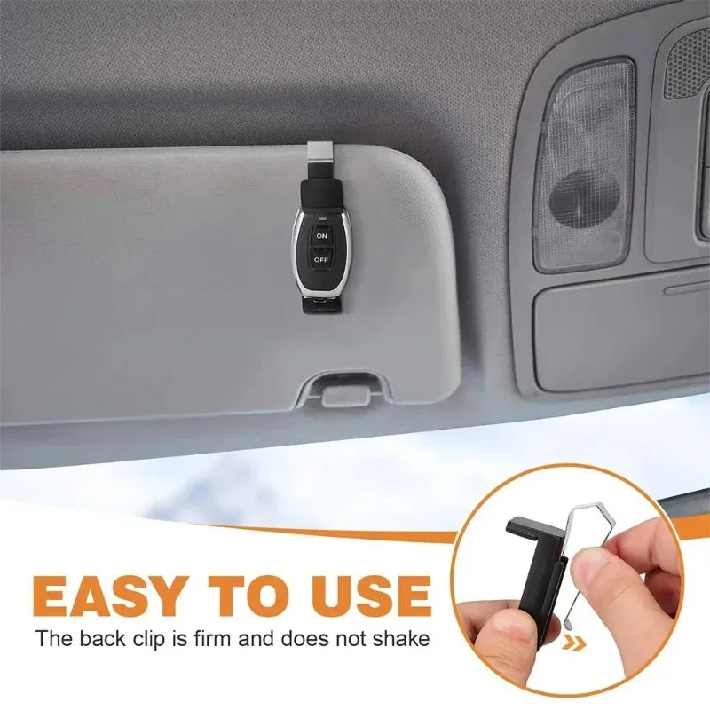 Car Sun Visor Clip for Garage Gate Remote – 47-68mm Holder Visor Remote Clip Axl