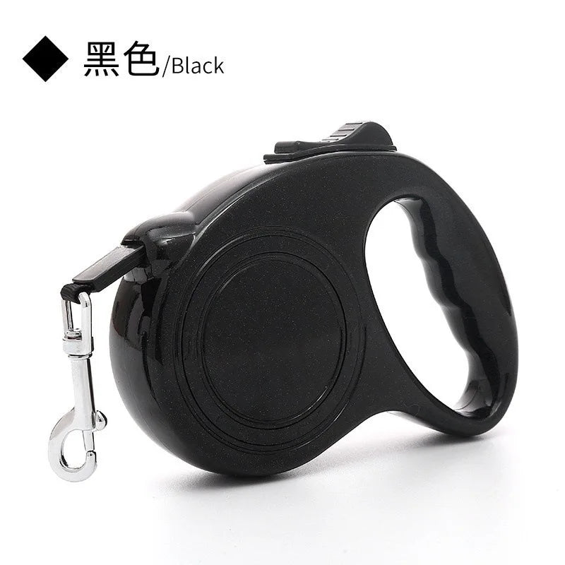 Retractable Dog Leash 3M/5M – One-Hand Lock Small & Medium Dogs Retractable Dog Leash Axl 3Meters black