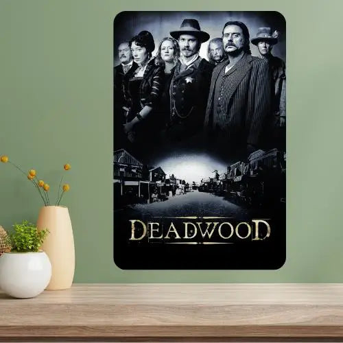 Deadwood TV Show Metal Poster Sign – Vintage Wall Décor Metal Wall Sign Axl aluminum sign aluminum 40x30cm