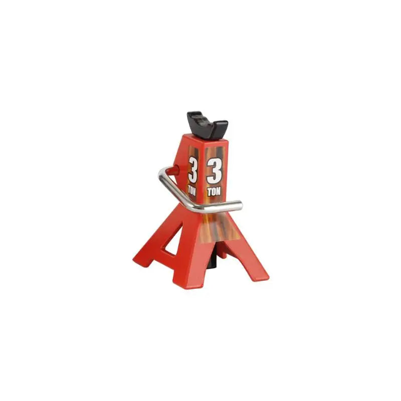 RC Car Scale Jack Stands – Metal Lift for 1/24 & 1/18 Models RC Scale Accessory Axl Orange 3T No plug