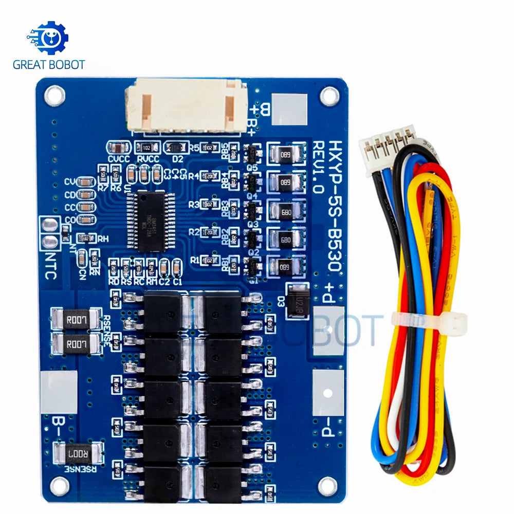 5S 21V 30A/45A BMS Lithium Battery Protection Board with NTC BMS Protection Board Axl