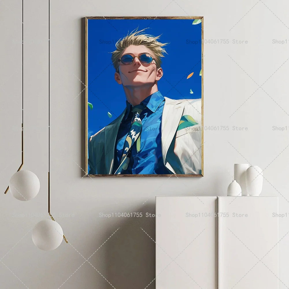 Nanami Kento Anime Poster – Self-Adhesive Waterproof Wall Sticker Anime Wall Poster Axl