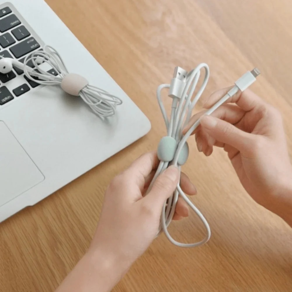 5-Piece Cable Organizer Set – Travel Earphone & Charging Storage Cable Storage Organizer Axl