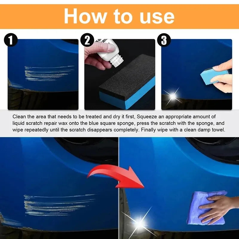 Car Scratch Remover & Swirl Remover Polishing Compound Wax Auto Scratch Remover Axl