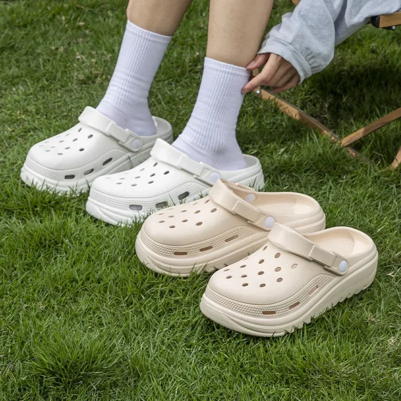 Closed Toe Non-Slip Garden Clogs & Beach Sandals | Unisex Garden Clogs Sandals Axl