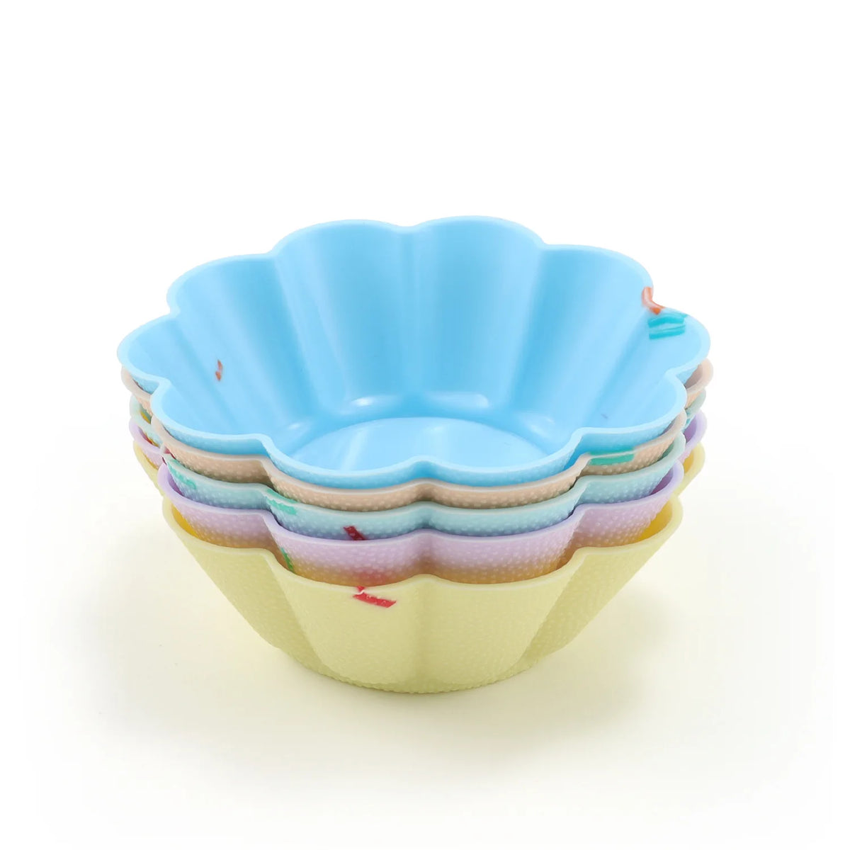 5-Pc Silicone Cupcake Muffin Baking Molds – DIY Bakeware Set Silicone Baking Molds Axl small flower