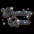 Dancing Queen Iron-On Rhinestone Appliqué | DIY Glitter Transfer Iron-On Appliqué Axl AECH04-17623