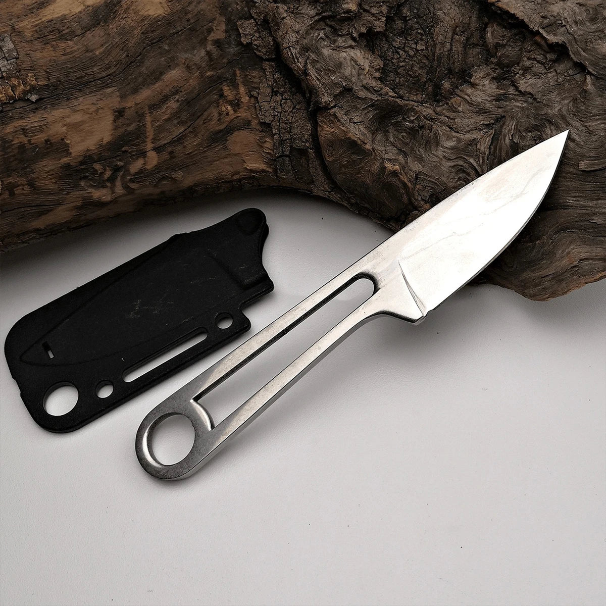 SHENJIU Fixed Blade Knife – Camping, Hunting & EDC Steel Tool Fixed Blade Knife Axl