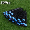 50-Pack 360° Adjustable Drip Emitters for 1/4" Irrigation Tubing Drip Irrigation Emitters Axl A3