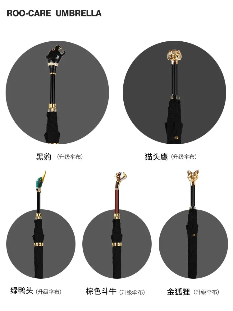 XL Skull Head Long Handle Windproof Golf Umbrella – Men's Gift Long Handle Umbrella Axl