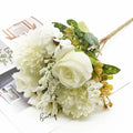 Artificial Silk Rose Bouquet – Bridal, Wedding & Home Décor Artificial Flower Bouquet Axl color 1 1 pc