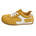 Women's Color Block Slip-On Sneakers – Thick Sole Casual Shoes Women's Casual Sneakers Axl yellow 38