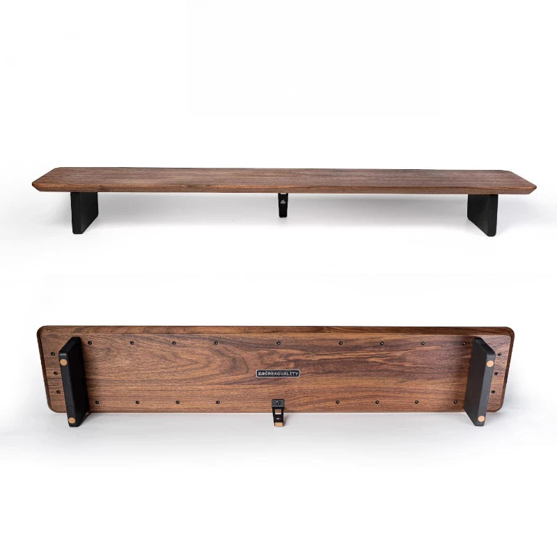 M20 Walnut Solid Wood Monitor Stand & Desktop Storage Rack Monitor Stand Rack Axl
