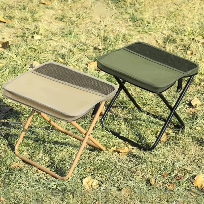 Folding Portable Stool – Camping, Hiking & Fishing Seat Bag Folding Outdoor Stool Axl