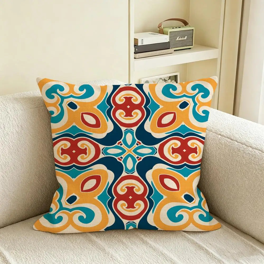 S-Stripe Linen Cushion Cover – Sofa, Bed & Chair Pillow Linen Cushion Cover Axl White3 30X30cm