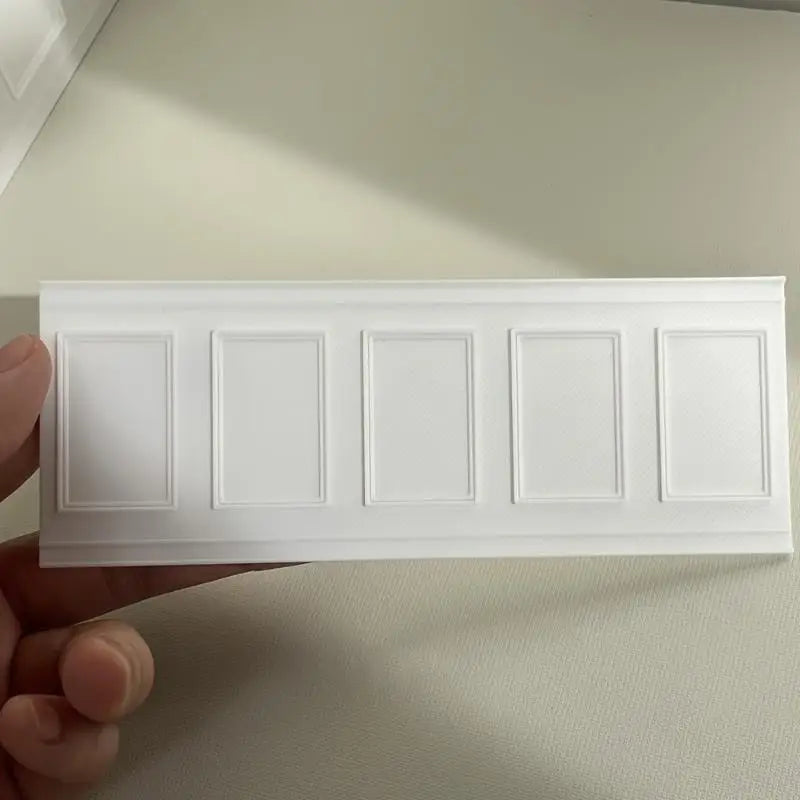 1:12 Dollhouse Wall Panel – Miniature Wainscoting Skirting Dollhouse Accessory Axl A1